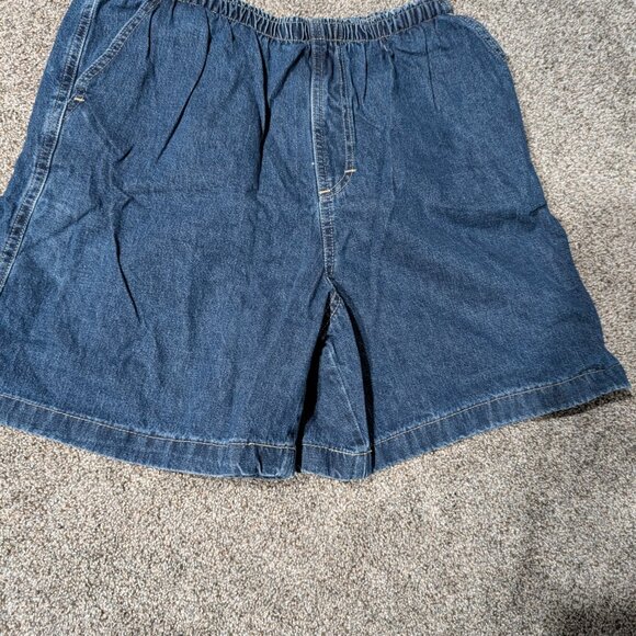 5 Pair White Stag elastic denim shorts size 16 womens Waist 38" - Picture 3 of 5